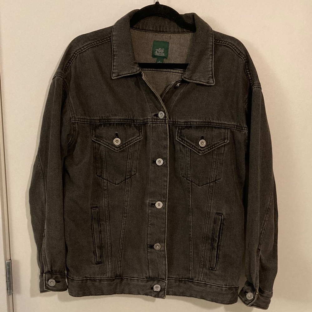 Wild Fable Dark Gray Denim Jacket